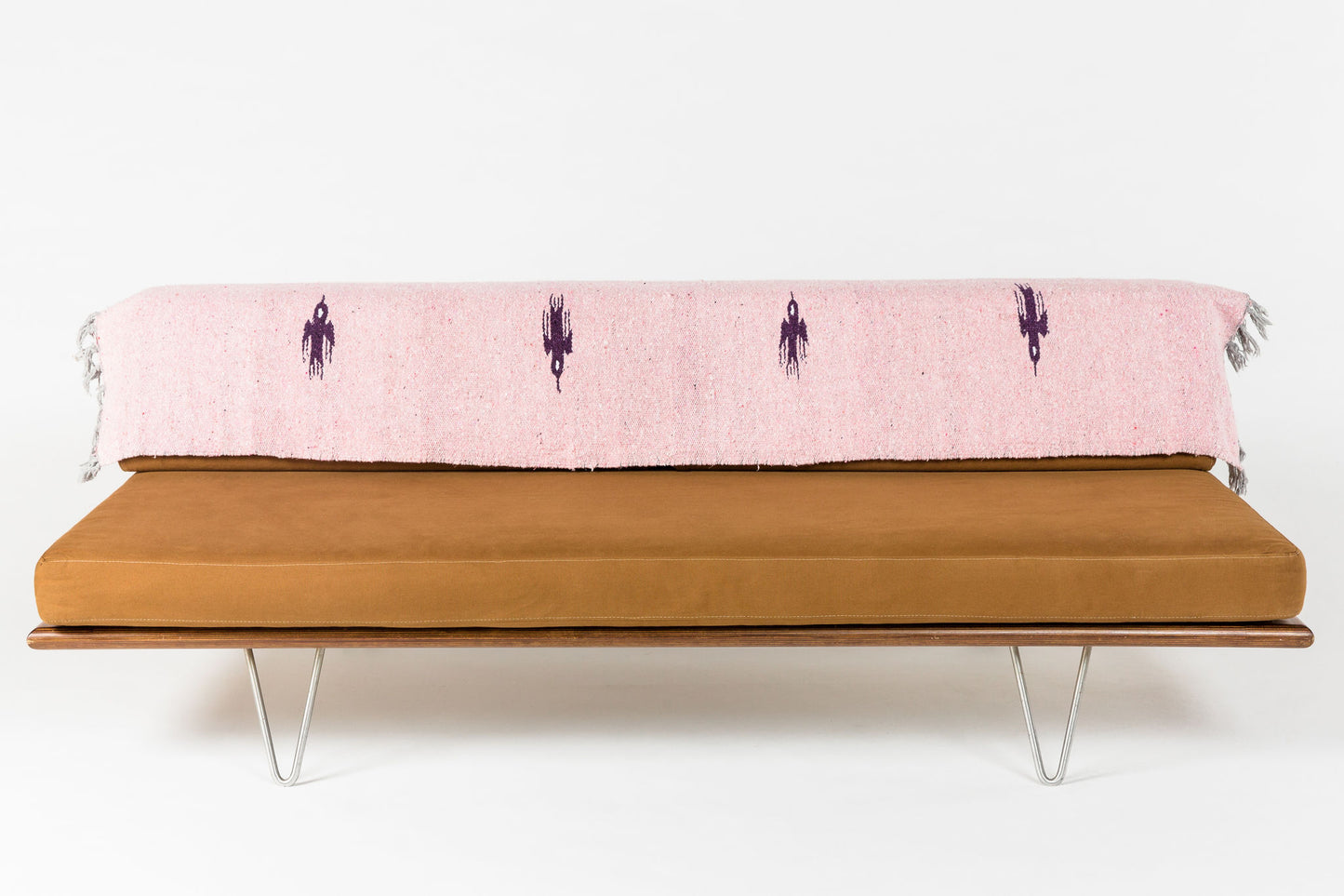 Purple Birds Large Blanket