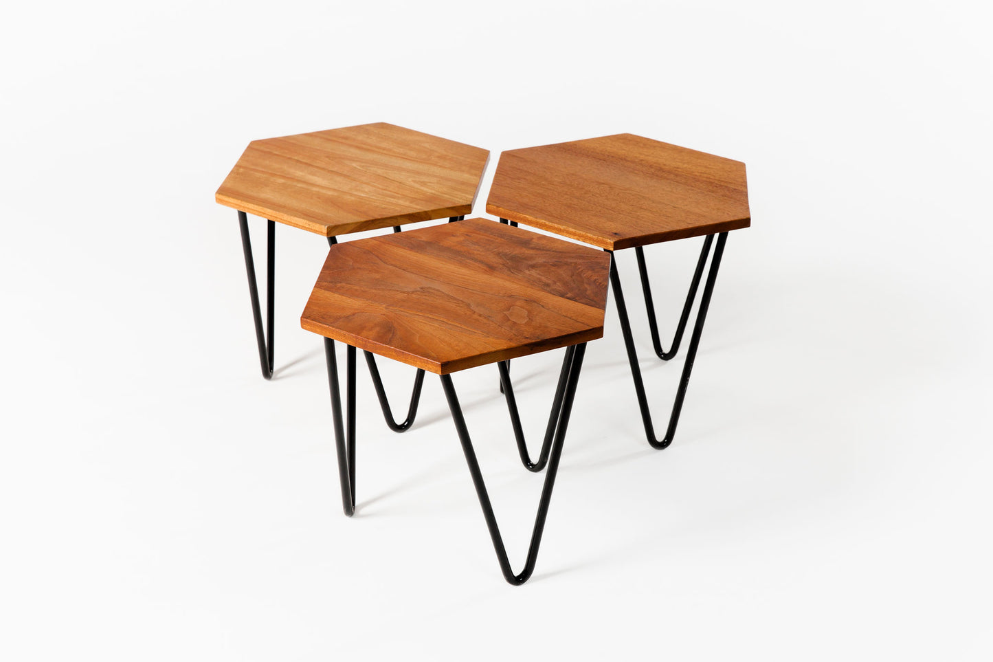 Black Nesting Table Set