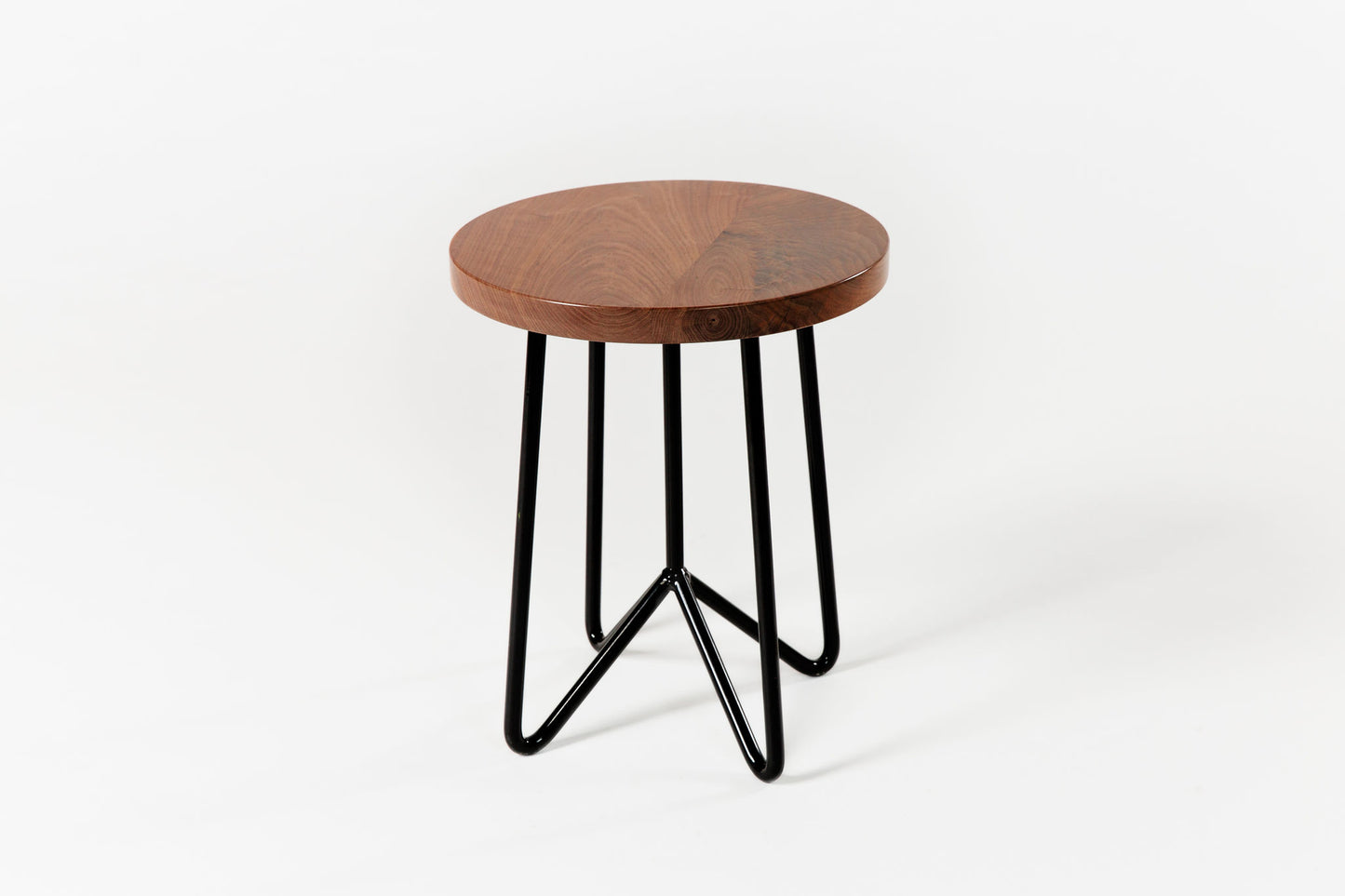 Walnut Black Cafe Set