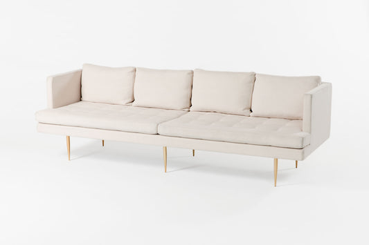 Cream Organic Modernism Four-Seater