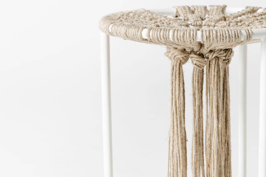 Macrame Stool