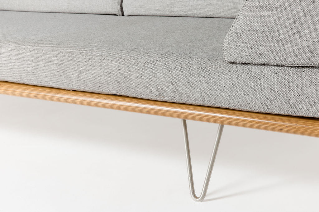 Gray Modernica Daybed with Arm Rests