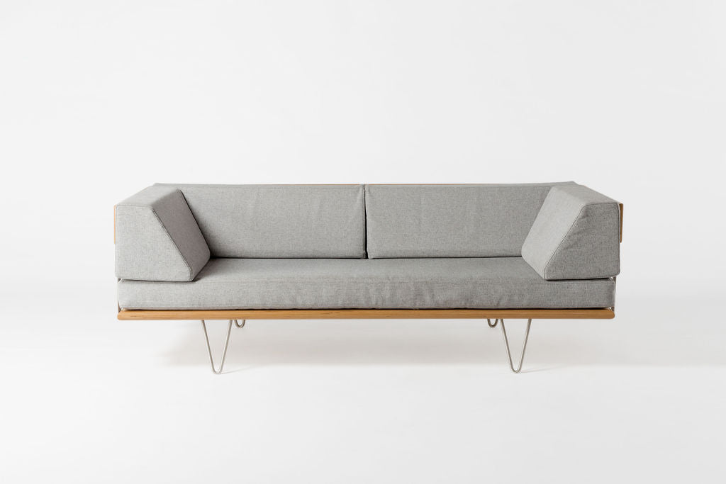 Gray Modernica Daybed with Arm Rests