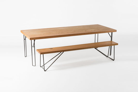 Dining Table with  Benches