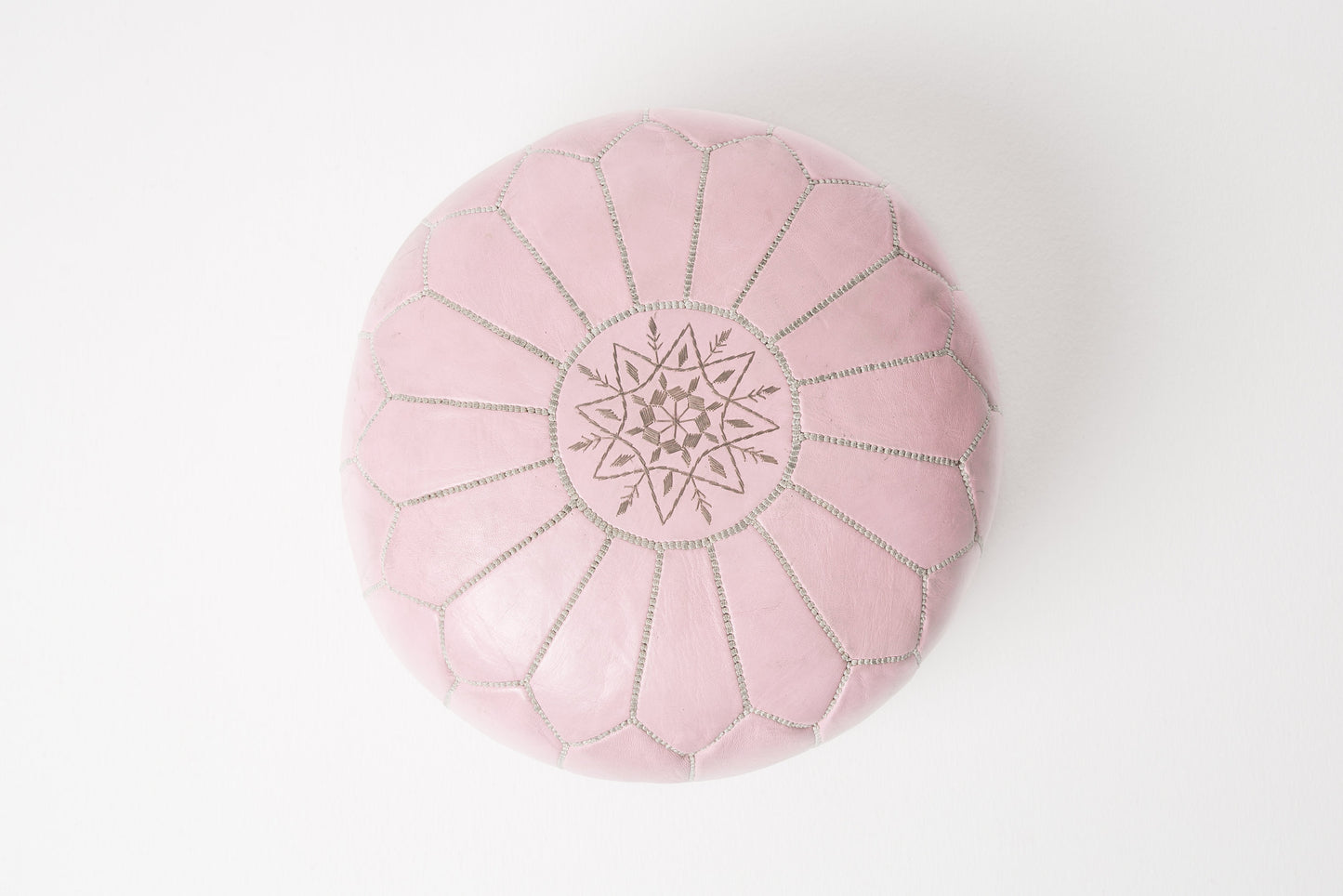 Light Pink Moroccan Pouf