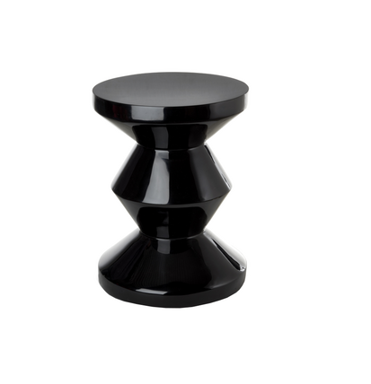 Black Zig Zag Side Table