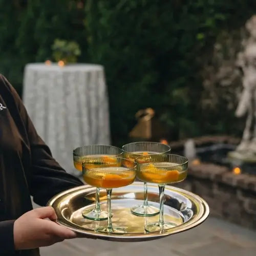 Hunter Green Water Glass Drinkware