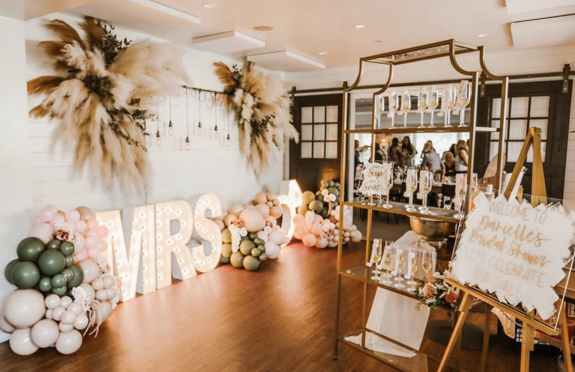 Gold + Glass Etagere