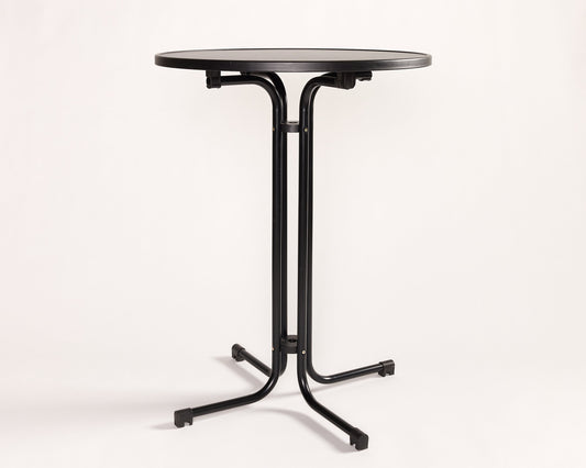 Black Deco Highboy Bar Table
