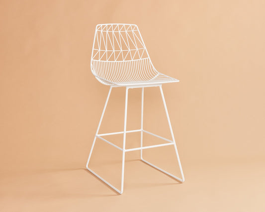 White Bend Counter Stool