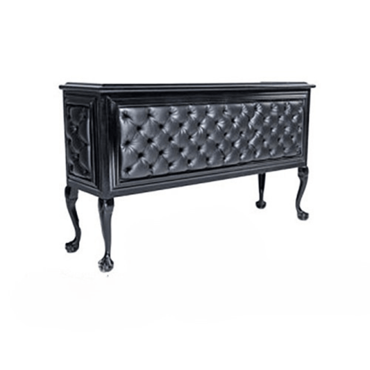 Black Tufted Victorian Bar