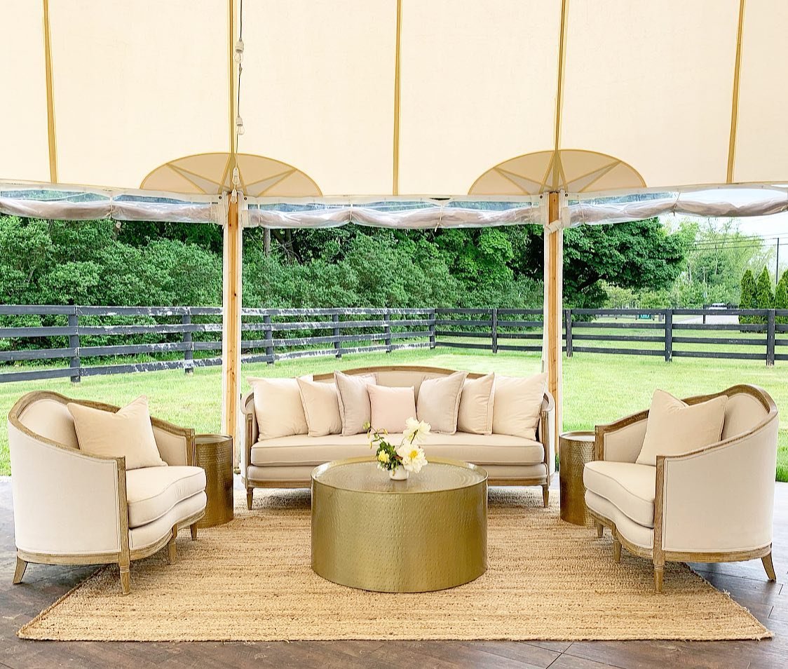 Hammered Drum Side Tables