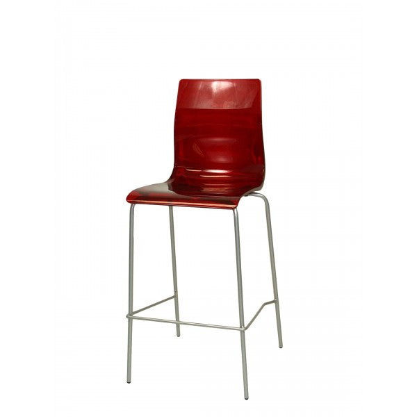 Liquid Bar Stool - Red