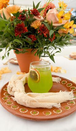 Plato de Barro (Green) - Mexican Clay Plates