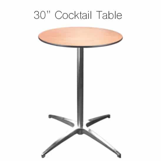 30" Cocktail Table