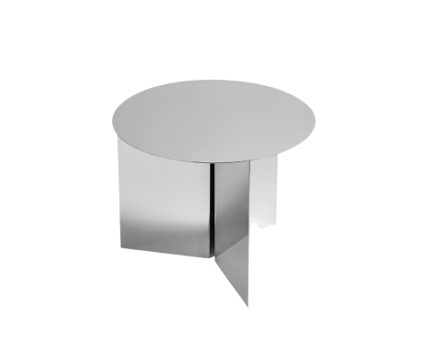 Slit Chrome Side Table