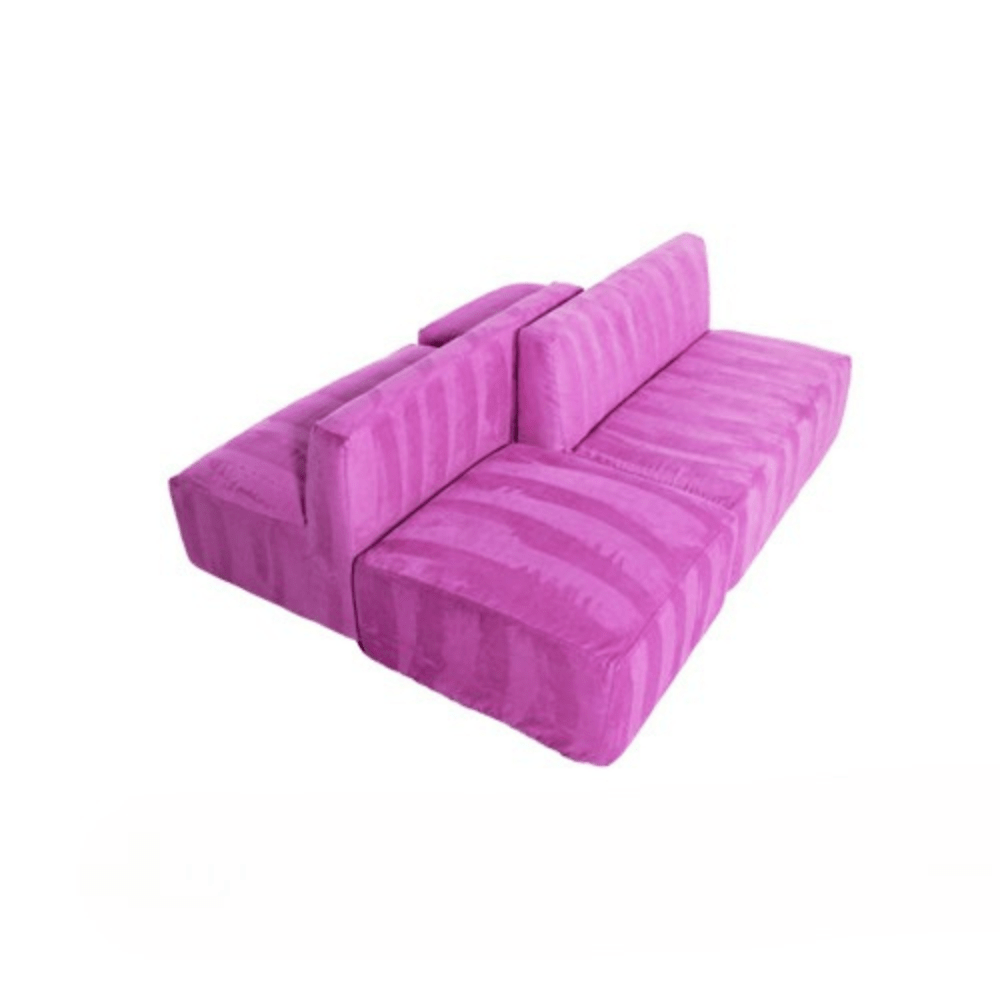 Mini Armless Island Bench - Pink