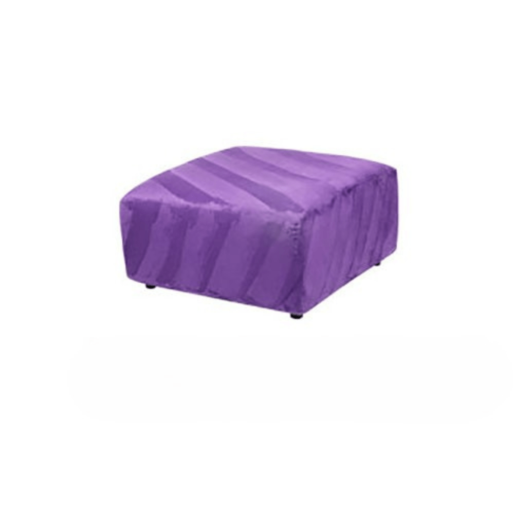 Square Ottoman - Purple