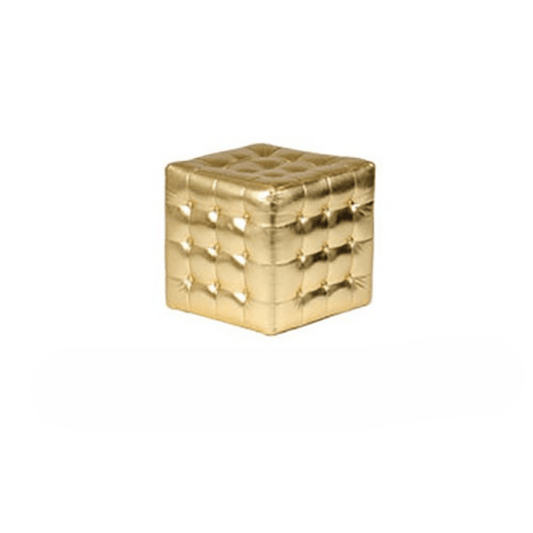 Jewel Cube Seat - Gold