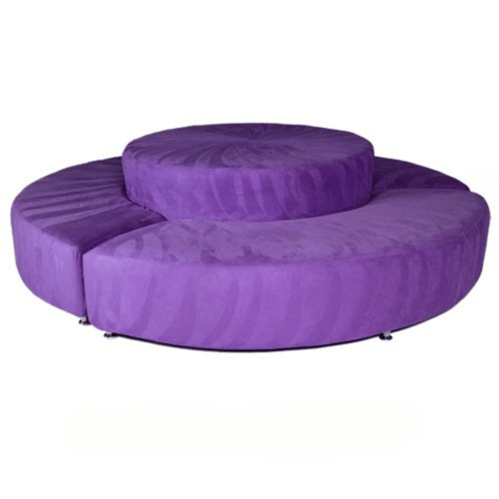 Round Settee - Purple