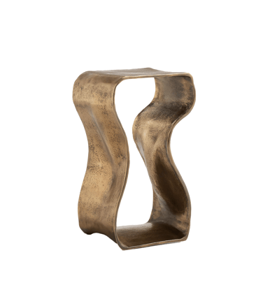 Burnished Brass Cast Table