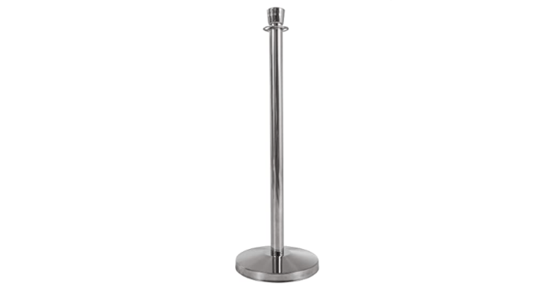 Stanchion Post - Chrome - 40" Height