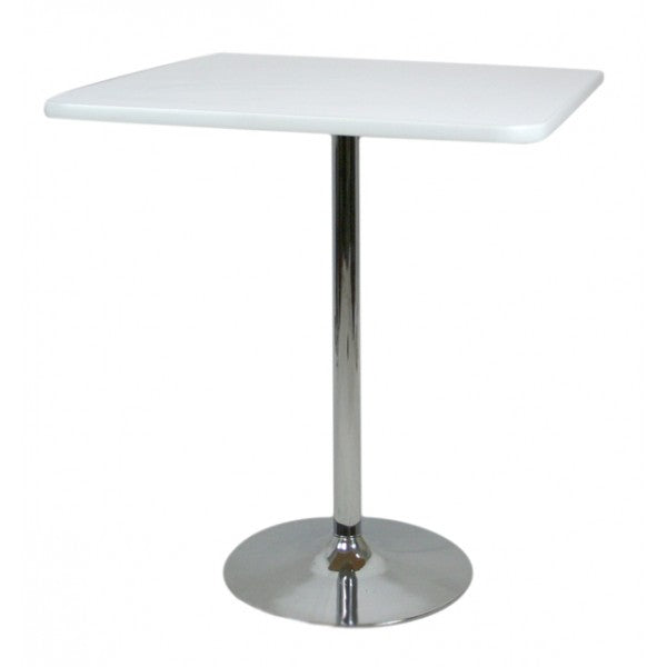 Square Bar Table - White