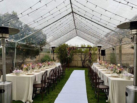 99b. 20'x30' - Clear Tent / Canopy