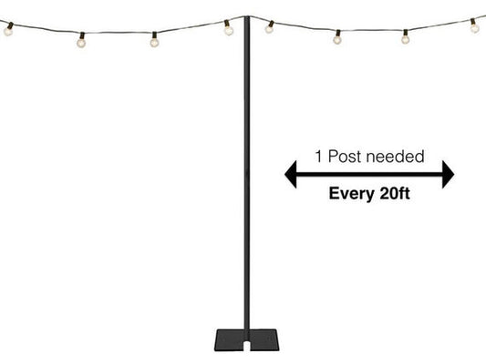 Bistro Lighting Pole (10 Ft. Tall)