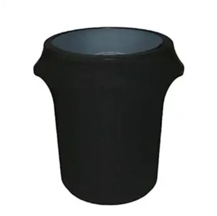 Trash Can Cover 32 gal - Black Spandex