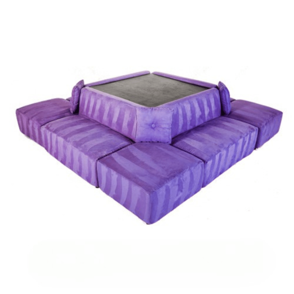 Square Sectional - Purple