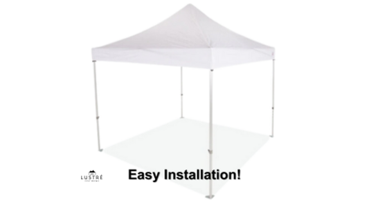 Pop-Up Tent - 10'x10' White