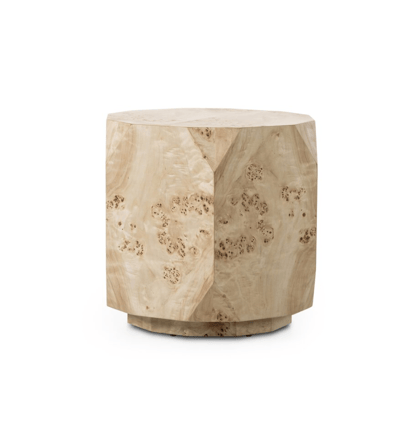 Elena Burl Side Table