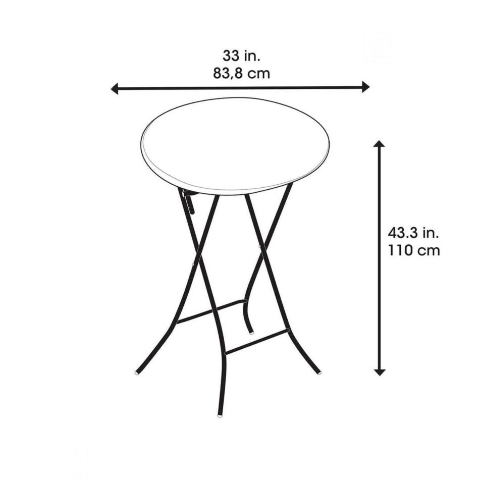 Cocktail Table- Round Bistro