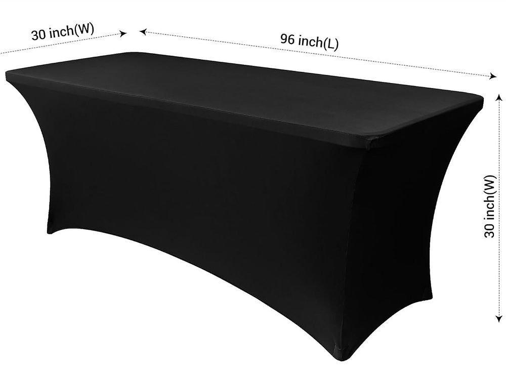 Spandex Linen- (8ft Rectangular Tables)