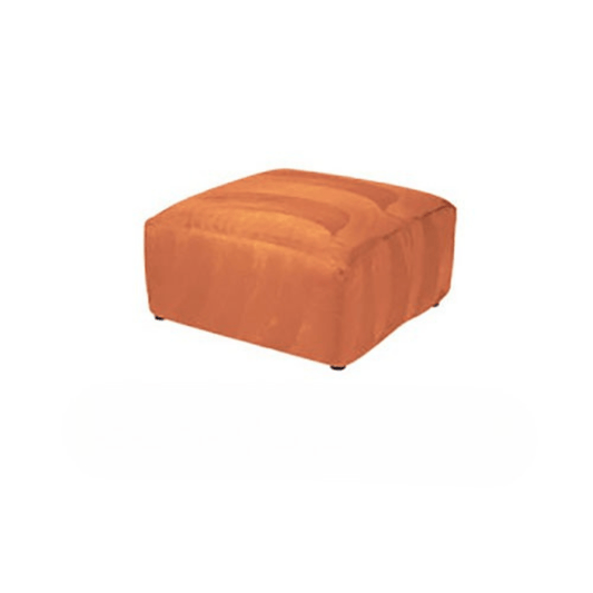 Square Ottoman - Orange