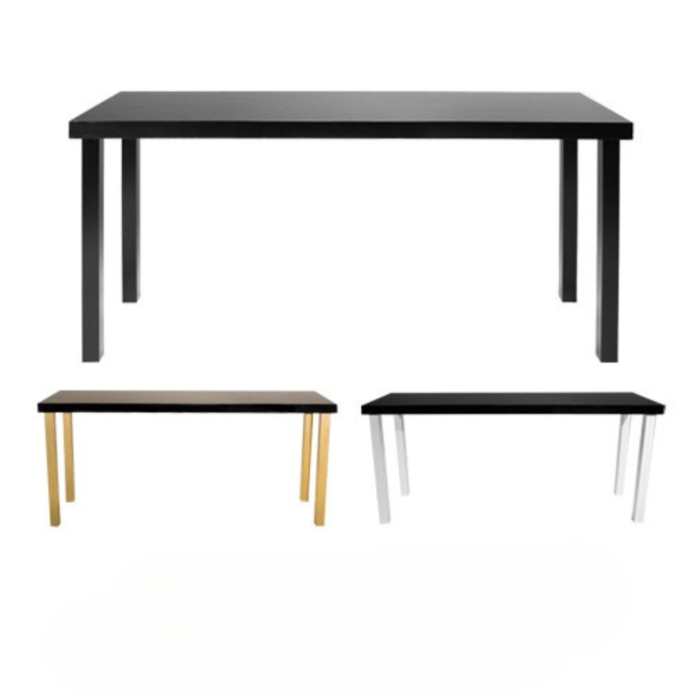 Black Modern Communal Hi-Boy Table