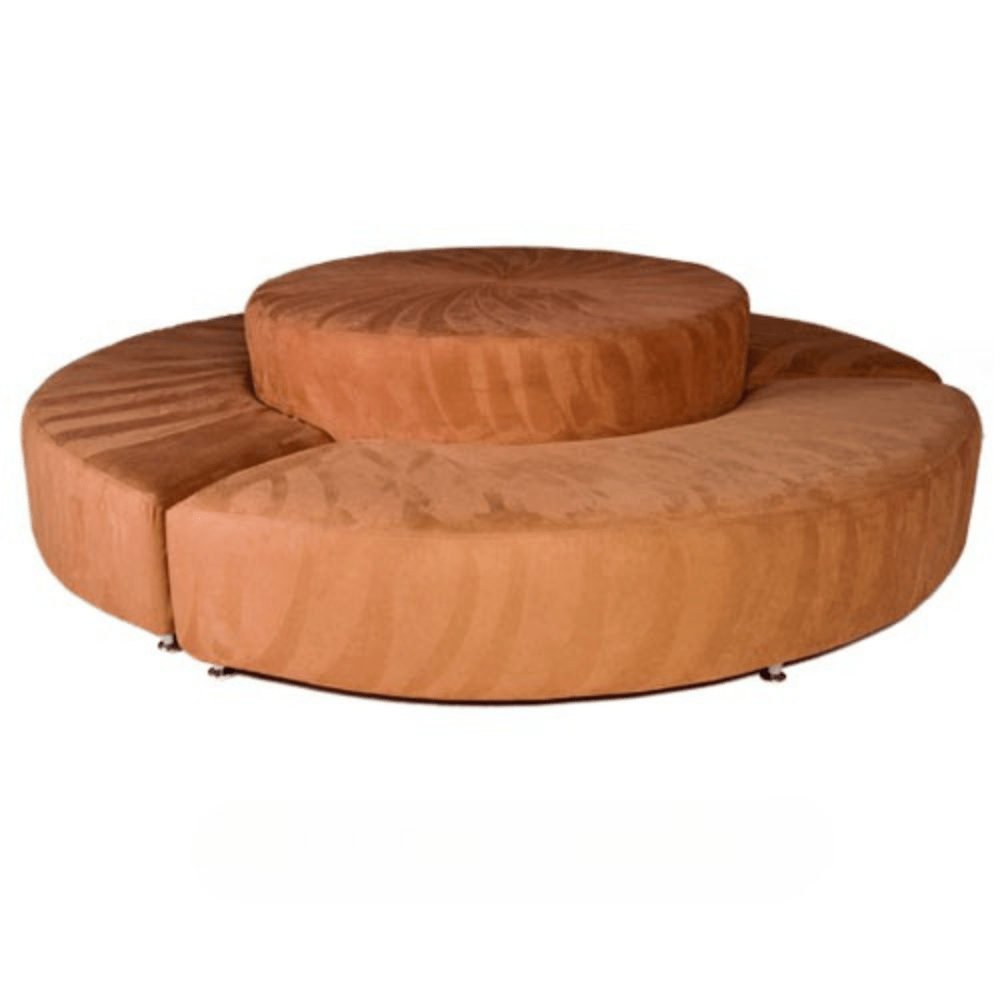 Round Settee - Orange