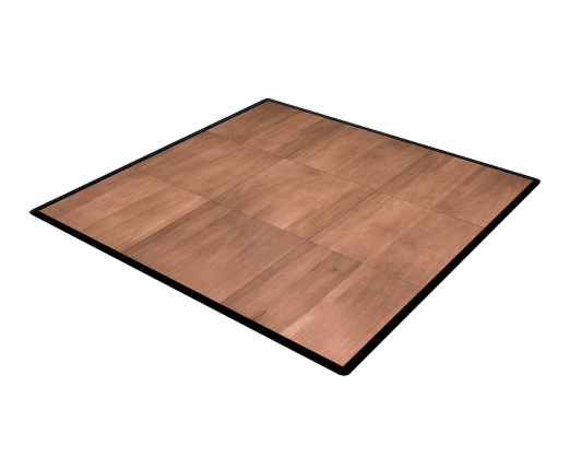 12' x 15' Dance Floor - Dark Maple