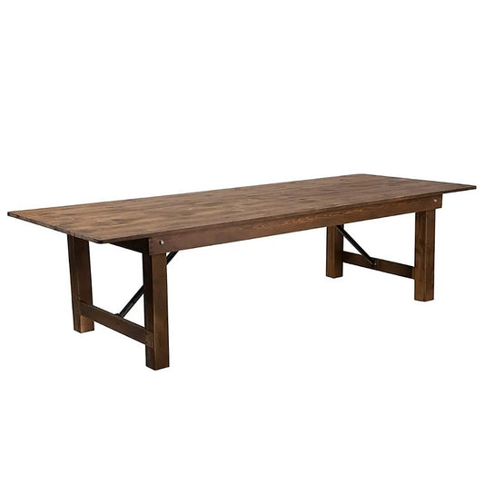 8' Farm Table - Brown