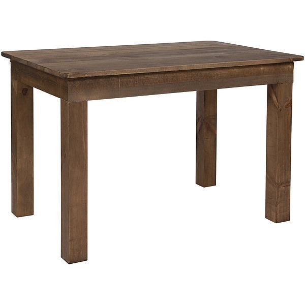 4' Sweetheart  Farm Table - Brown