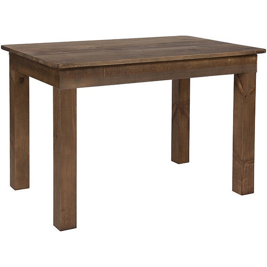 4' Sweetheart  Farm Table - Brown