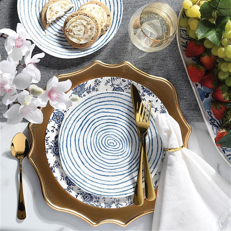 Gold Scalloped Charger