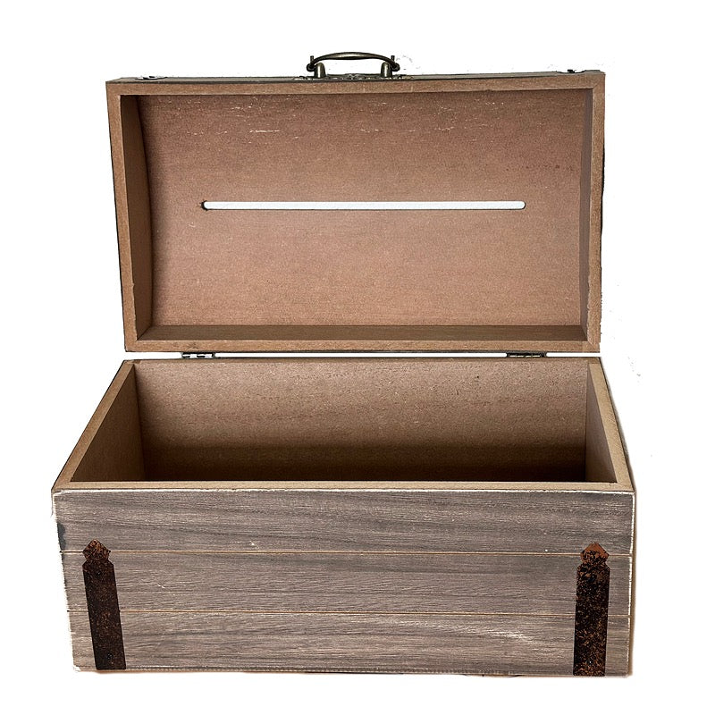 Wood Chest Card Box