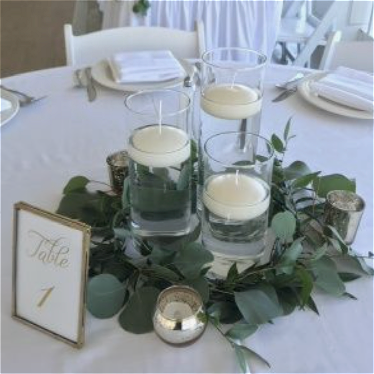 Glass Cylinder Vase - 6"