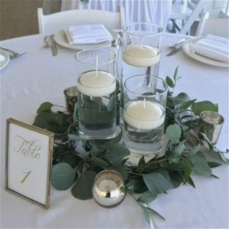 Glass Cylinder Vase - 8"