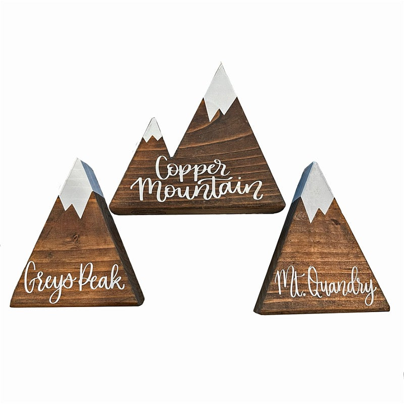 Mountain Peak Table Numbers