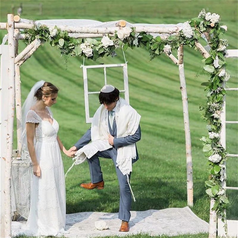 White Birch Chuppah