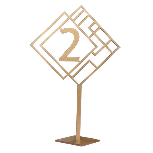 Gold Art Deco Table Numbers