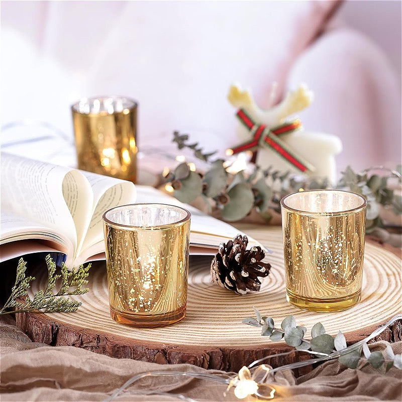 Votive Candle Holder - Gold
